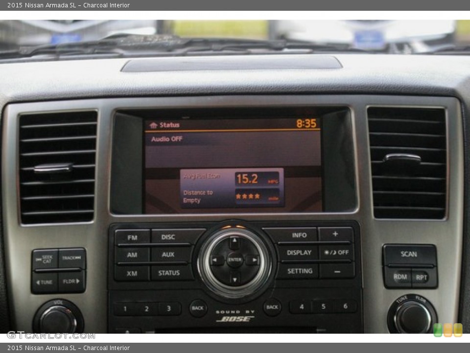 Charcoal Interior Controls for the 2015 Nissan Armada SL #138289797