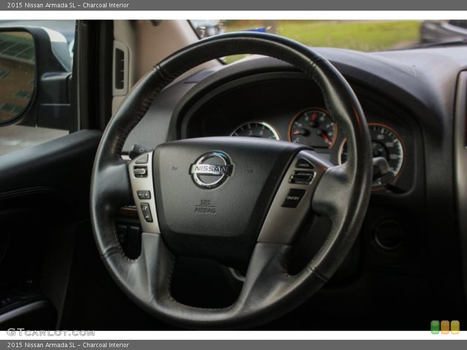 Charcoal Interior Steering Wheel for the 2015 Nissan Armada SL #138289836