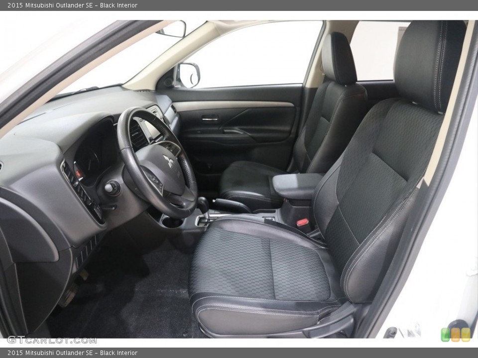 Black Interior Front Seat for the 2015 Mitsubishi Outlander SE #138291342