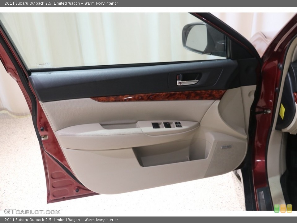 Warm Ivory Interior Door Panel for the 2011 Subaru Outback 2.5i Limited Wagon #138292401