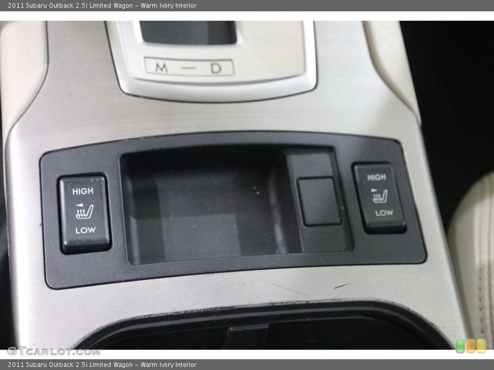 Warm Ivory Interior Controls for the 2011 Subaru Outback 2.5i Limited Wagon #138292557