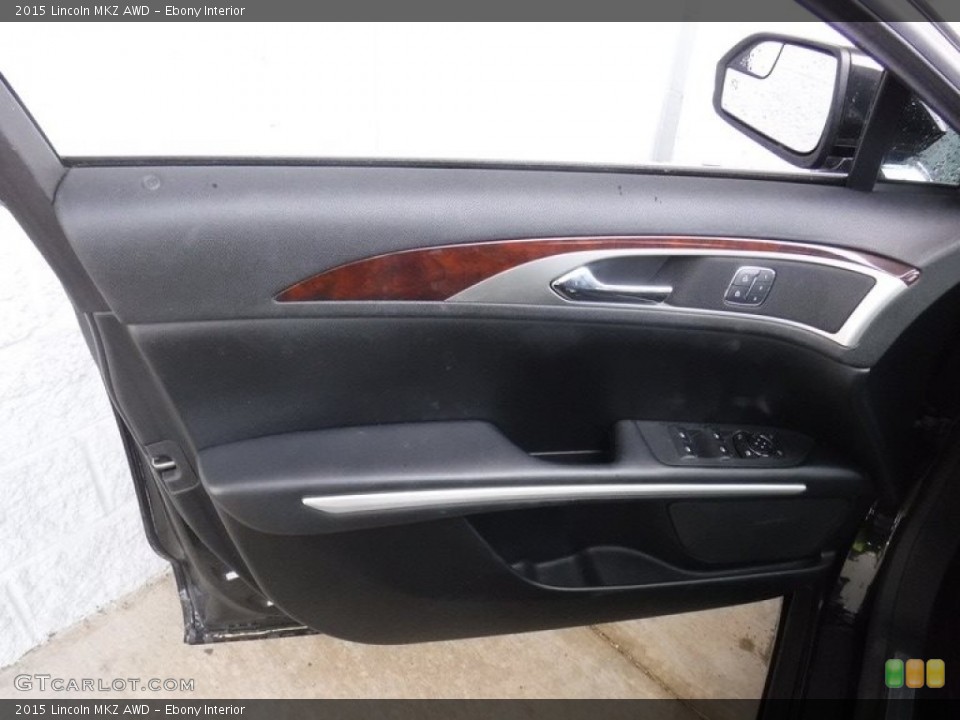 Ebony Interior Door Panel for the 2015 Lincoln MKZ AWD #138293691