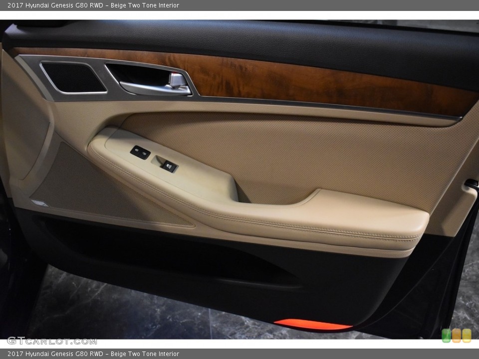Beige Two Tone Interior Door Panel for the 2017 Hyundai Genesis G80 RWD #138294120