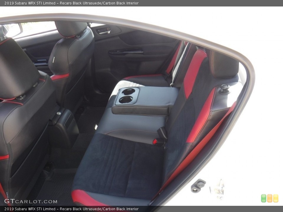Recaro Black Ultrasuede/Carbon Black Interior Rear Seat for the 2019 Subaru WRX STI Limited #138294756