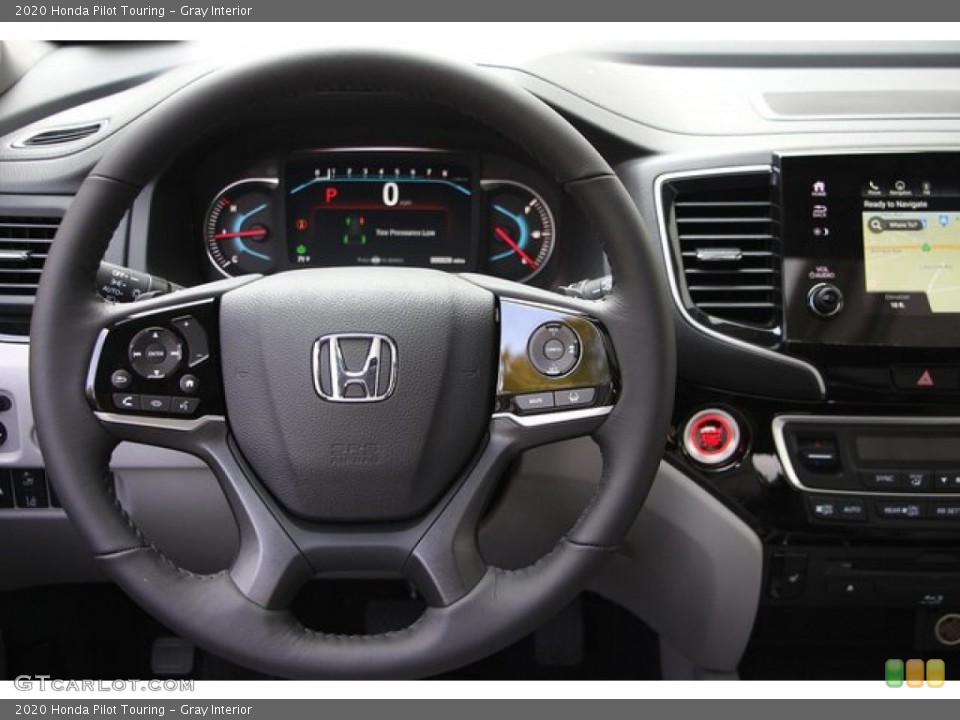 Gray Interior Steering Wheel for the 2020 Honda Pilot Touring #138298112