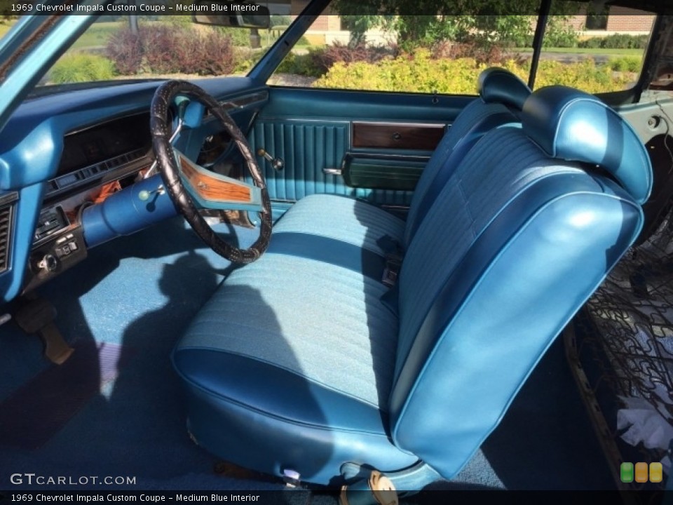Medium Blue 1969 Chevrolet Impala Interiors