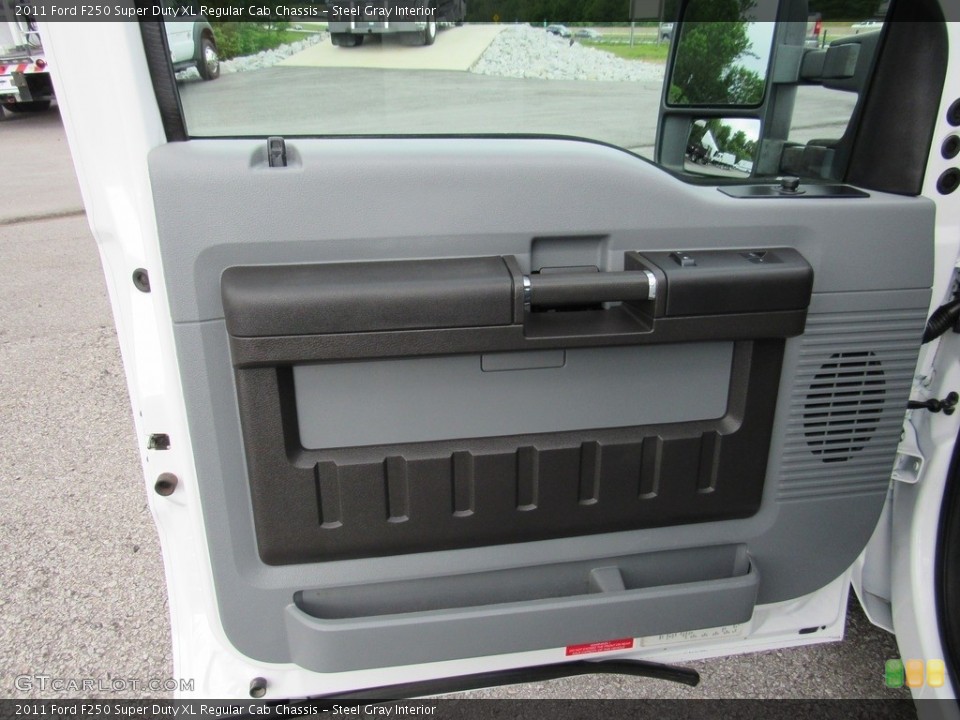 Steel Gray Interior Door Panel for the 2011 Ford F250 Super Duty XL Regular Cab Chassis #138303683