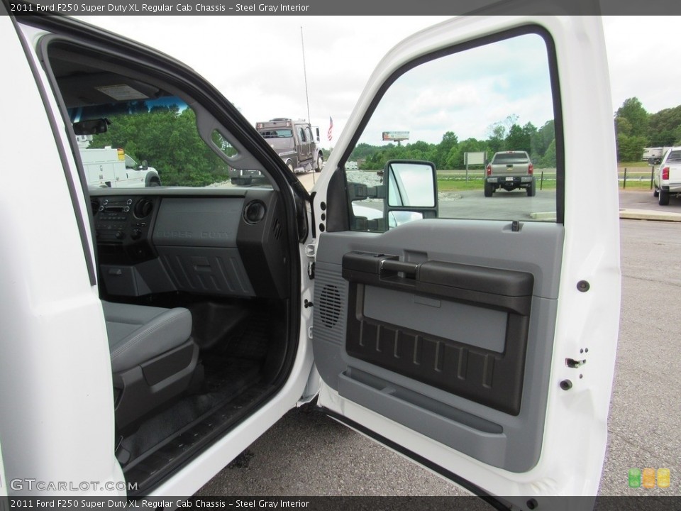 Steel Gray Interior Door Panel for the 2011 Ford F250 Super Duty XL Regular Cab Chassis #138303890