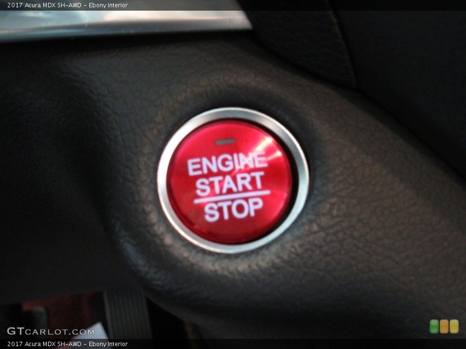 Ebony Interior Controls for the 2017 Acura MDX SH-AWD #138306017