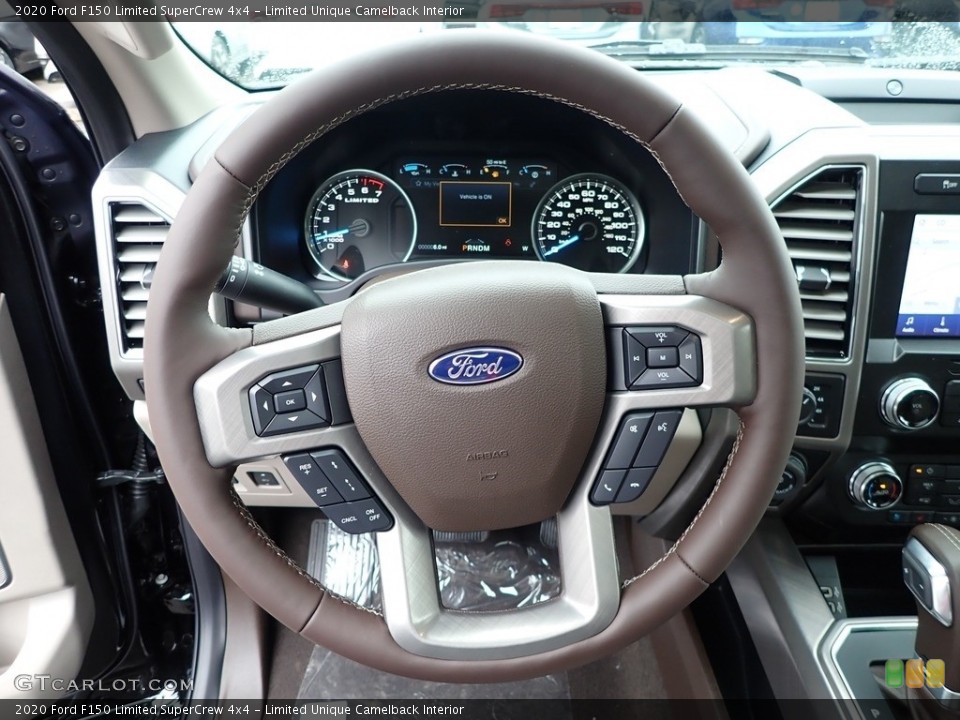 Limited Unique Camelback Interior Steering Wheel for the 2020 Ford F150 Limited SuperCrew 4x4 #138307792