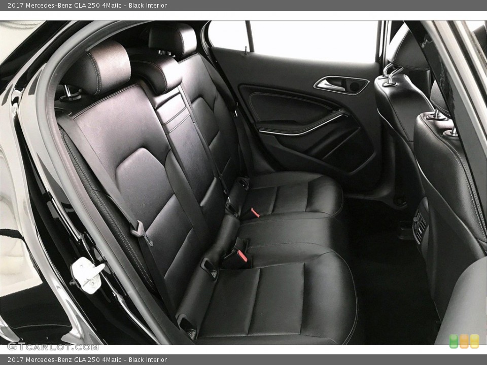 Black Interior Rear Seat for the 2017 Mercedes-Benz GLA 250 4Matic #138309487