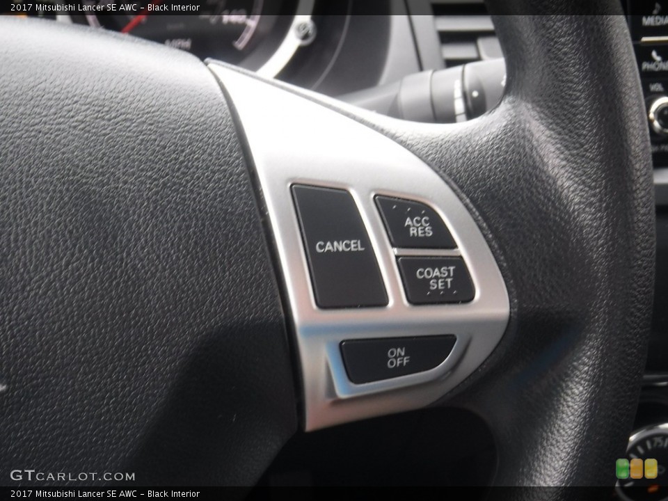 Black Interior Steering Wheel for the 2017 Mitsubishi Lancer SE AWC #138309811
