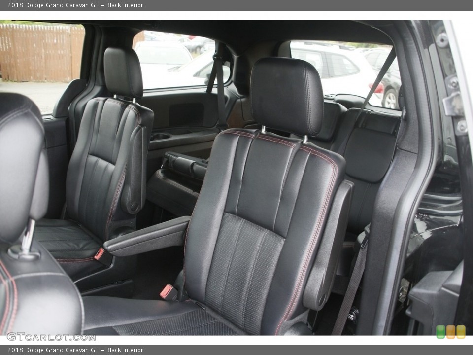 Black Interior Rear Seat for the 2018 Dodge Grand Caravan GT #138310135