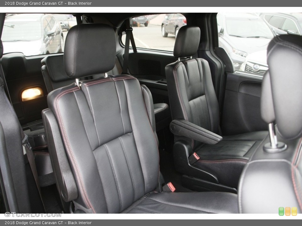 Black Interior Rear Seat for the 2018 Dodge Grand Caravan GT #138310175