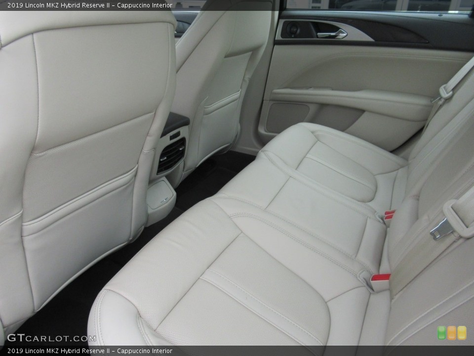 Cappuccino Interior Rear Seat for the 2019 Lincoln MKZ Hybrid Reserve II #138313903