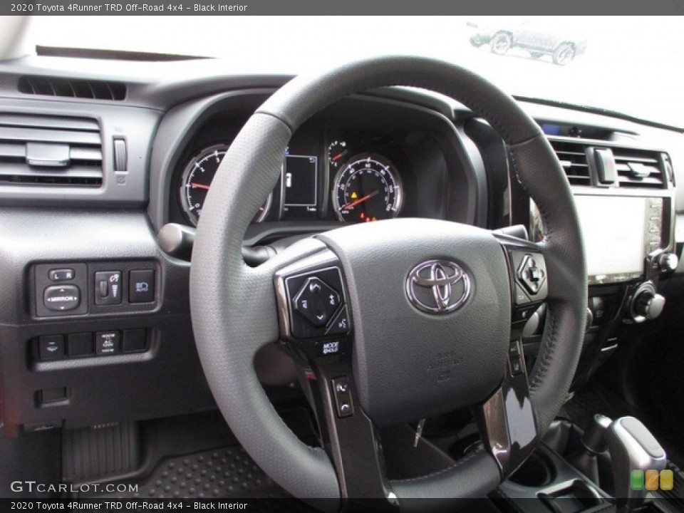 Black Interior Steering Wheel for the 2020 Toyota 4Runner TRD Off-Road 4x4 #138315592