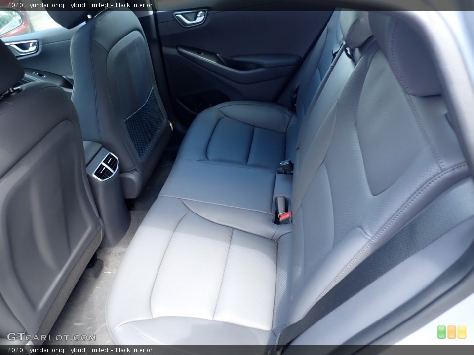 Black Interior Rear Seat for the 2020 Hyundai Ioniq Hybrid Limited #138315637