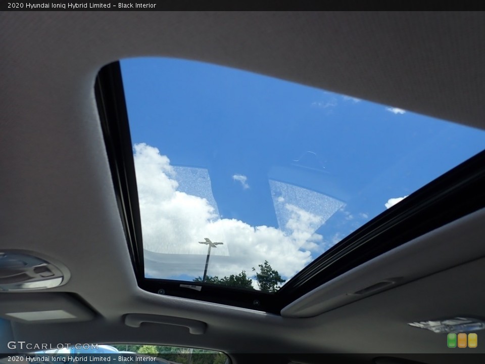 Black Interior Sunroof for the 2020 Hyundai Ioniq Hybrid Limited #138315733