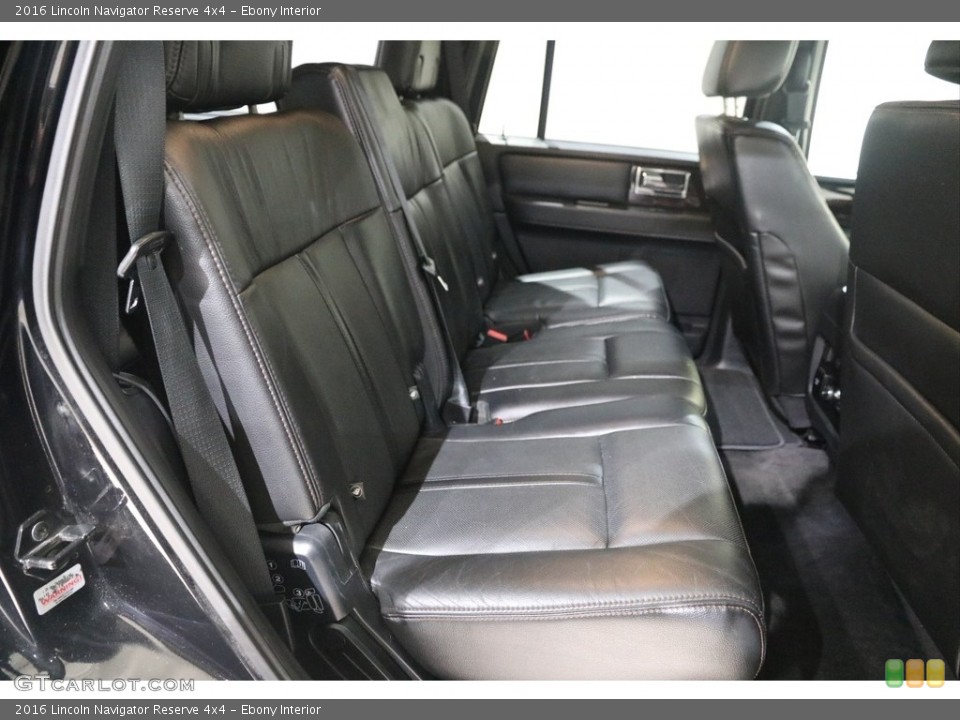Ebony Interior Rear Seat for the 2016 Lincoln Navigator Reserve 4x4 #138317656
