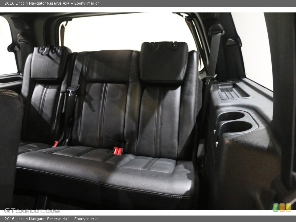 Ebony Interior Rear Seat for the 2016 Lincoln Navigator Reserve 4x4 #138317686
