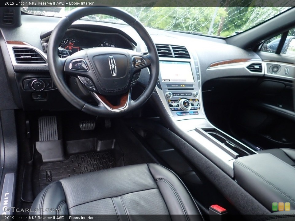 Ebony Interior Front Seat for the 2019 Lincoln MKZ Reserve II AWD #138317729