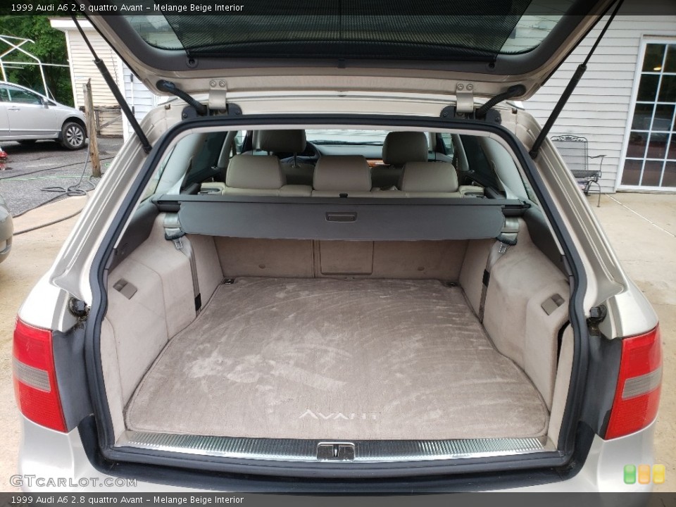 Melange Beige Interior Trunk for the 1999 Audi A6 2.8 quattro Avant #138318160