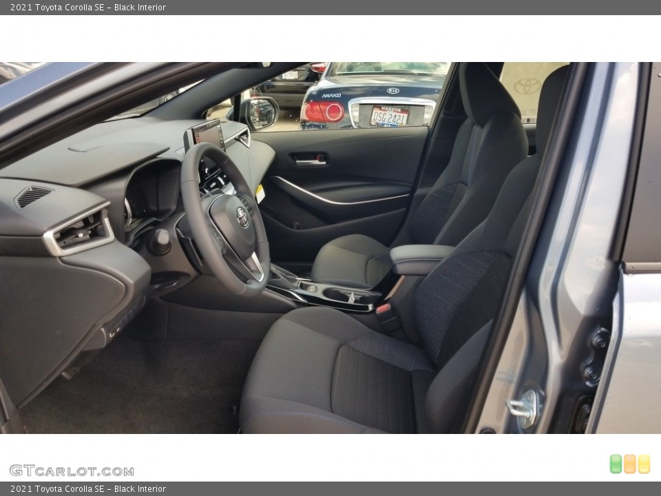 Black Interior Photo for the 2021 Toyota Corolla SE #138321606