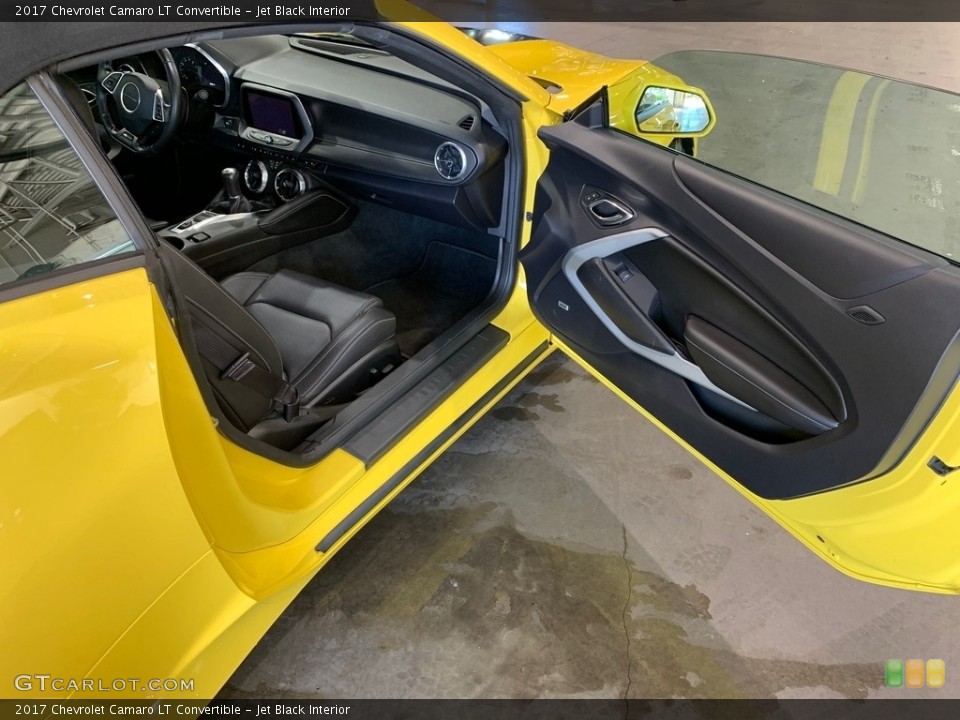 Jet Black Interior Door Panel for the 2017 Chevrolet Camaro LT Convertible #138325560