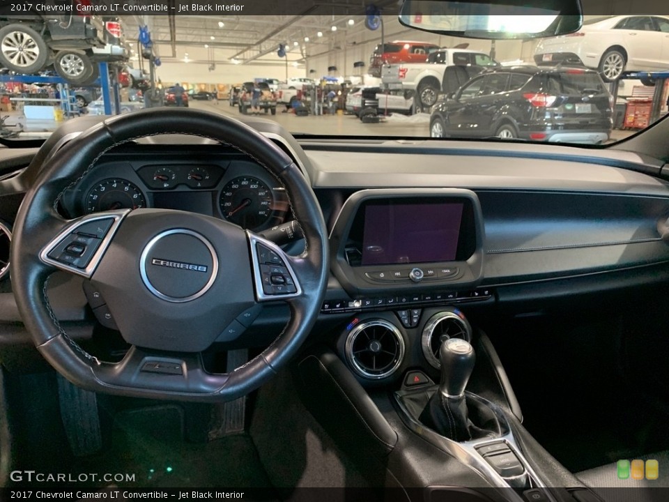 Jet Black Interior Dashboard for the 2017 Chevrolet Camaro LT Convertible #138325587