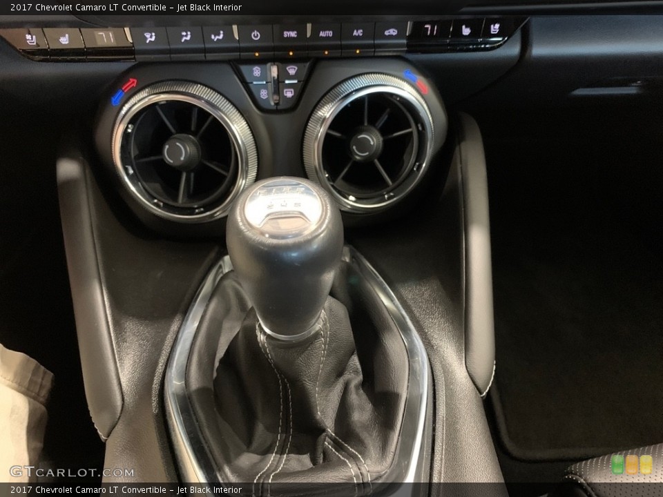 Jet Black Interior Transmission for the 2017 Chevrolet Camaro LT Convertible #138325674