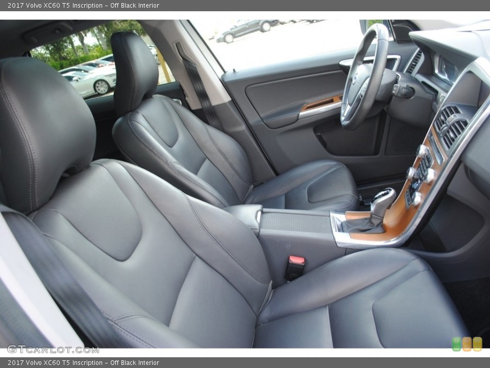 Off Black Interior Front Seat for the 2017 Volvo XC60 T5 Inscription #138326103