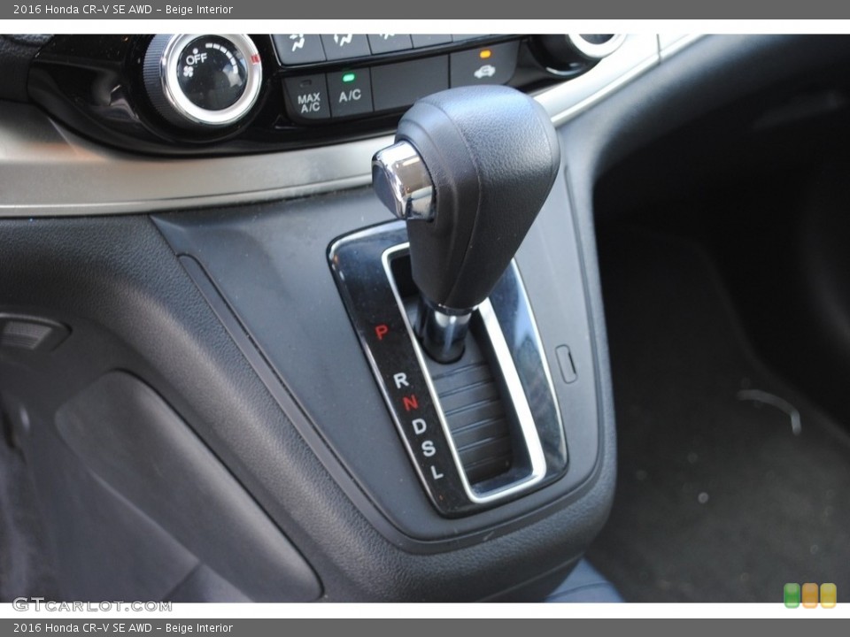 Beige Interior Transmission for the 2016 Honda CR-V SE AWD #138326382