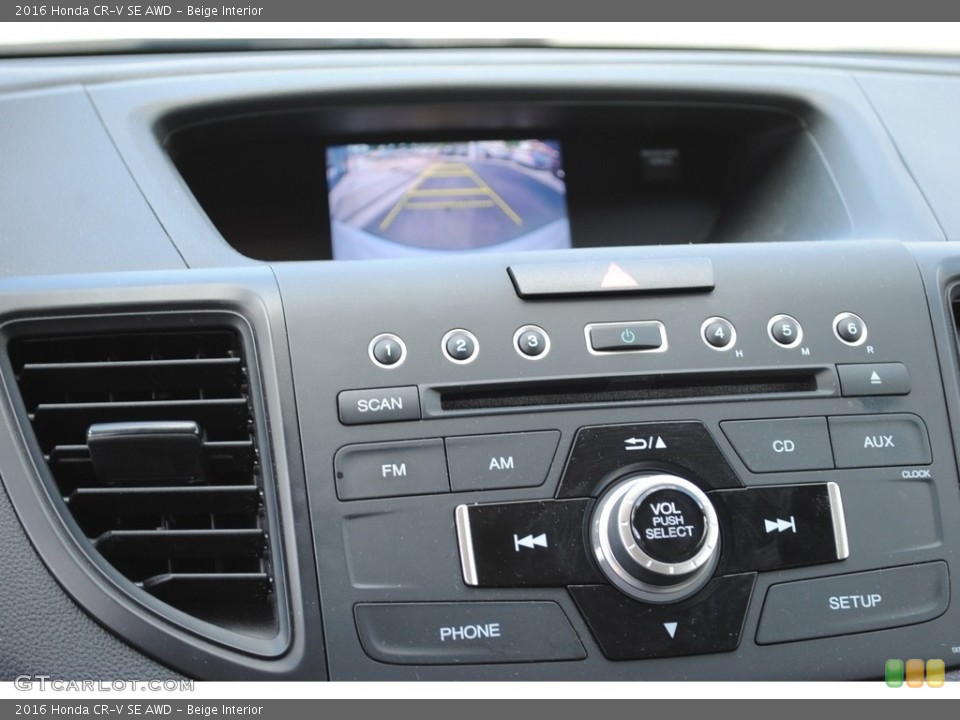 Beige Interior Controls for the 2016 Honda CR-V SE AWD #138326424