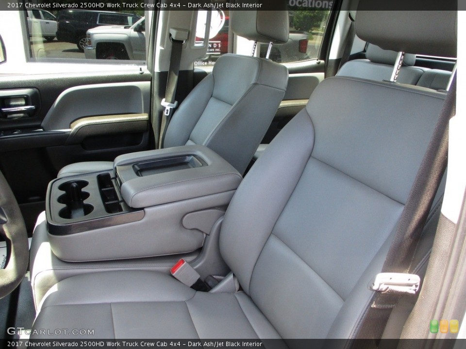 Dark Ash/Jet Black Interior Front Seat for the 2017 Chevrolet Silverado 2500HD Work Truck Crew Cab 4x4 #138333503
