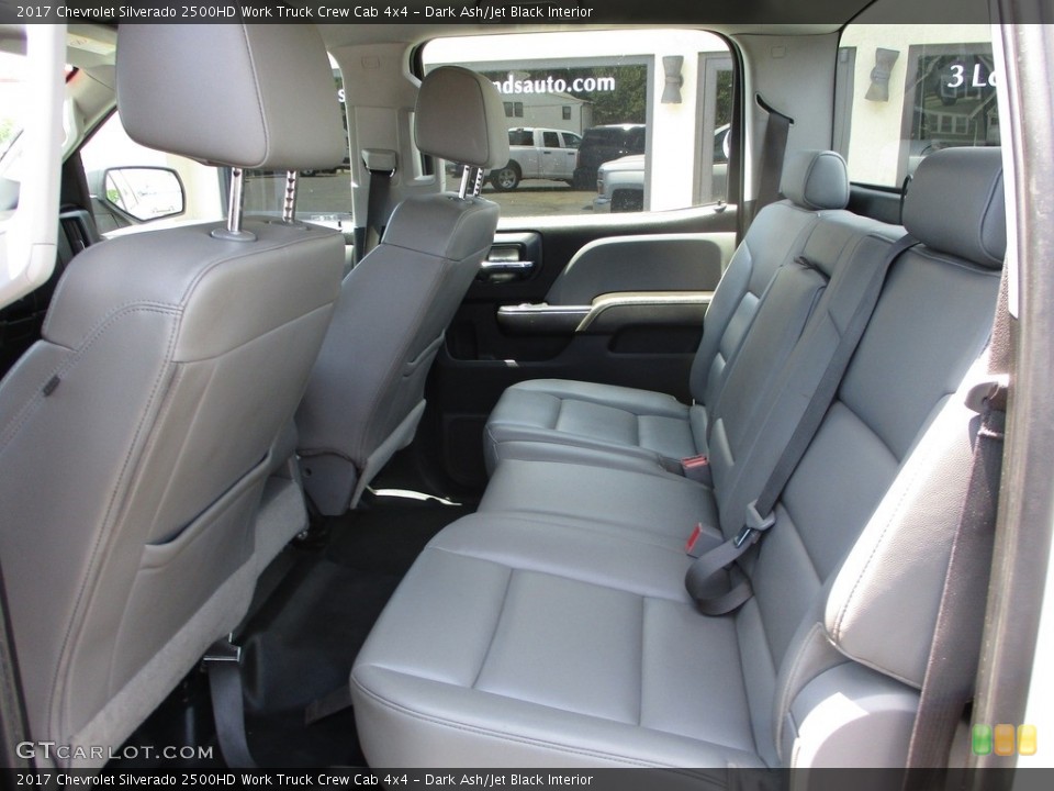 Dark Ash/Jet Black Interior Rear Seat for the 2017 Chevrolet Silverado 2500HD Work Truck Crew Cab 4x4 #138333539