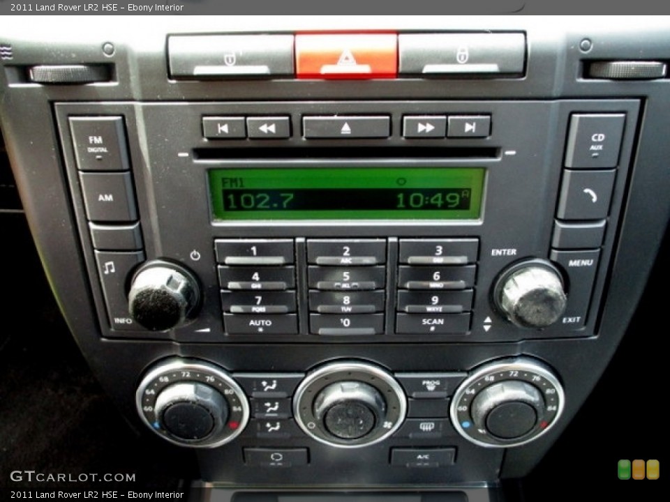 Ebony Interior Audio System for the 2011 Land Rover LR2 HSE #138334085