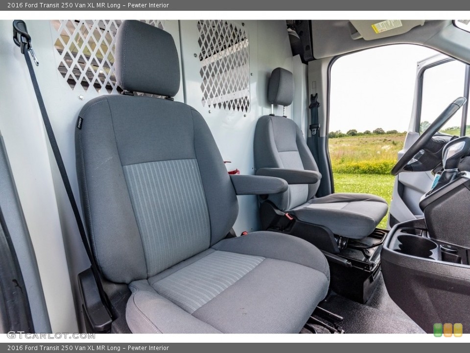Pewter Interior Front Seat for the 2016 Ford Transit 250 Van XL MR Long #138334124