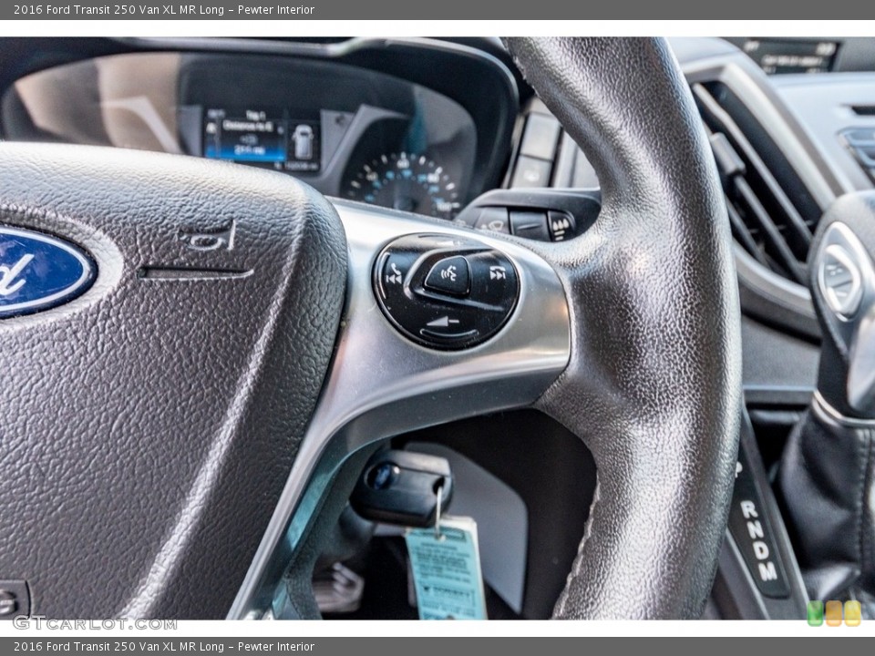 Pewter Interior Steering Wheel for the 2016 Ford Transit 250 Van XL MR Long #138334196