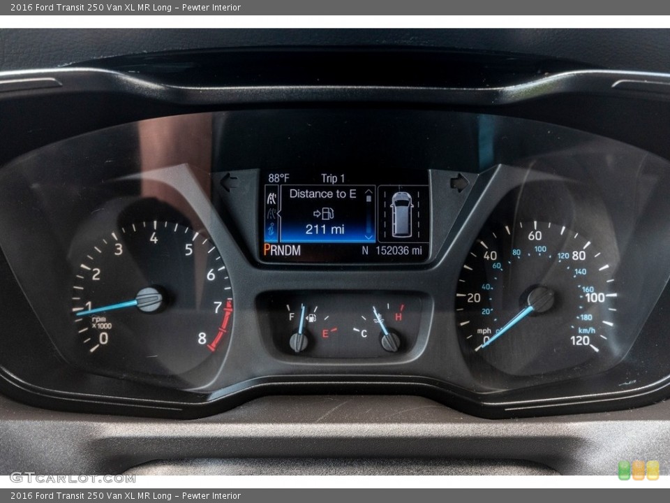 Pewter Interior Gauges for the 2016 Ford Transit 250 Van XL MR Long #138334211