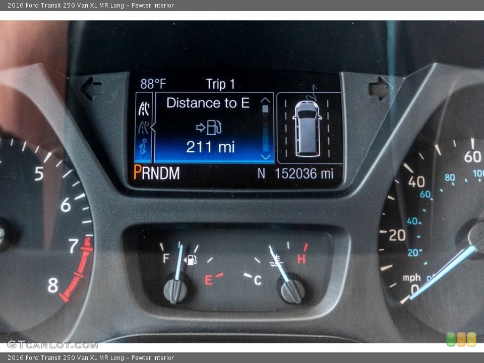 Pewter Interior Gauges for the 2016 Ford Transit 250 Van XL MR Long #138334226