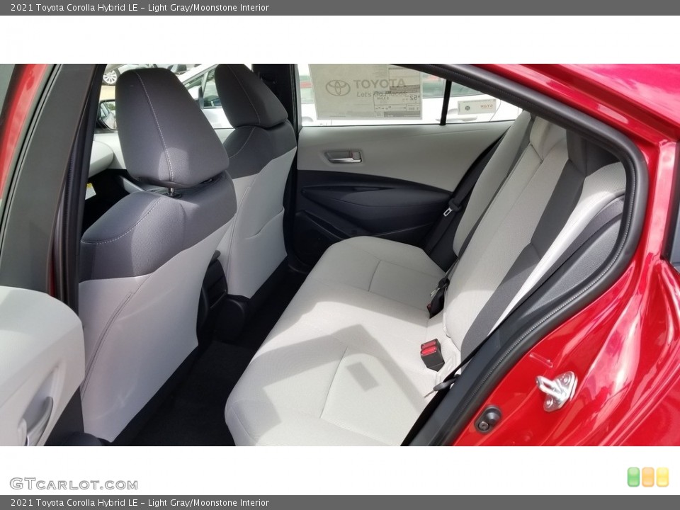 Light Gray/Moonstone Interior Rear Seat for the 2021 Toyota Corolla Hybrid LE #138337371