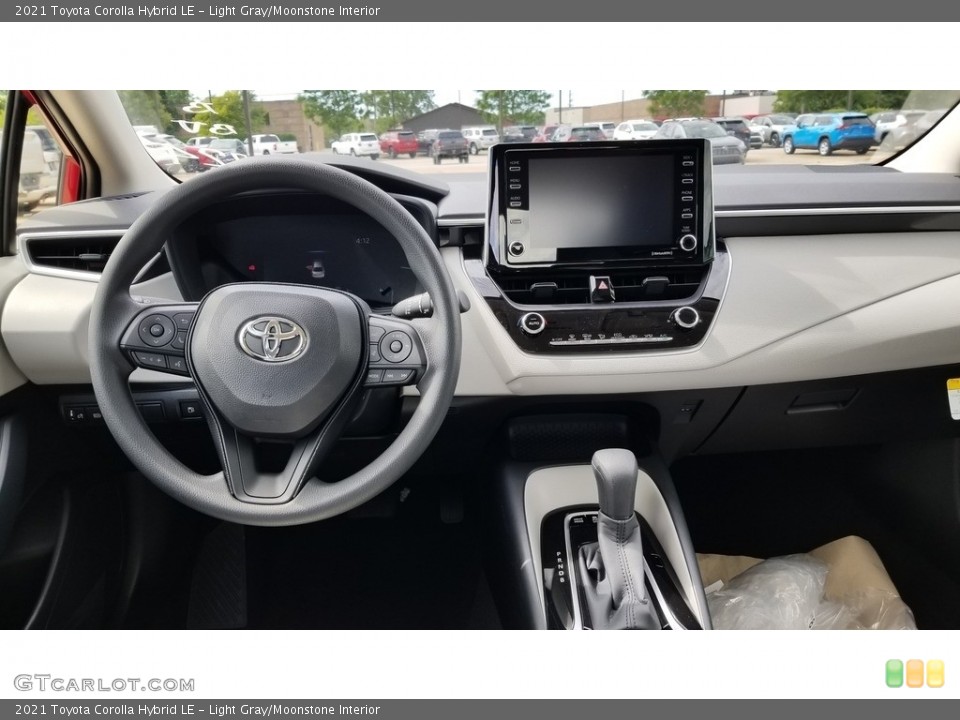 Light Gray/Moonstone Interior Dashboard for the 2021 Toyota Corolla Hybrid LE #138337380