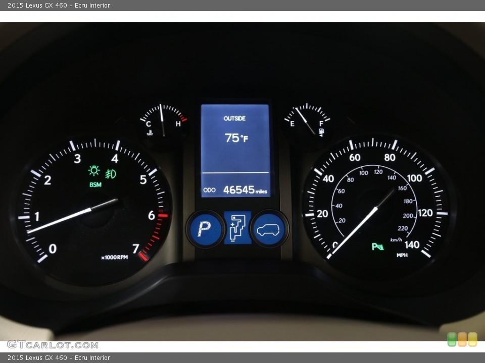 Ecru Interior Gauges for the 2015 Lexus GX 460 #138338688
