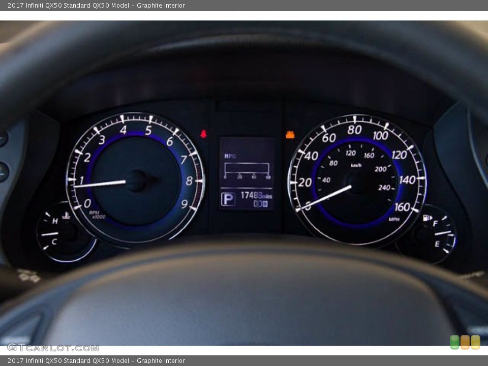 Graphite Interior Gauges for the 2017 Infiniti QX50  #138343266