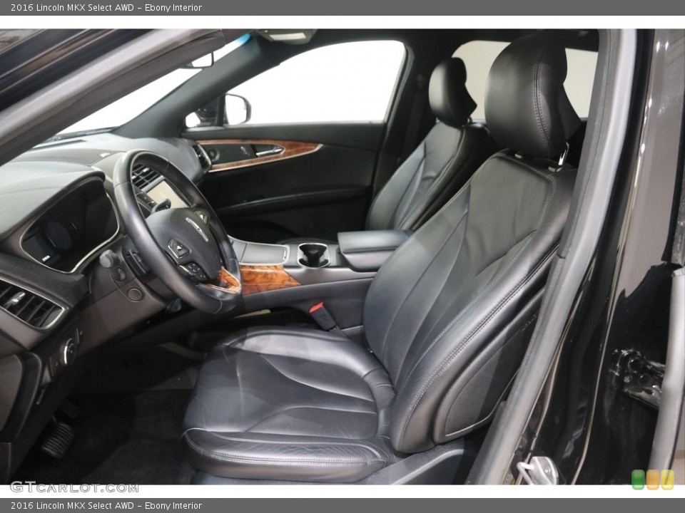 Ebony Interior Photo for the 2016 Lincoln MKX Select AWD #138344268