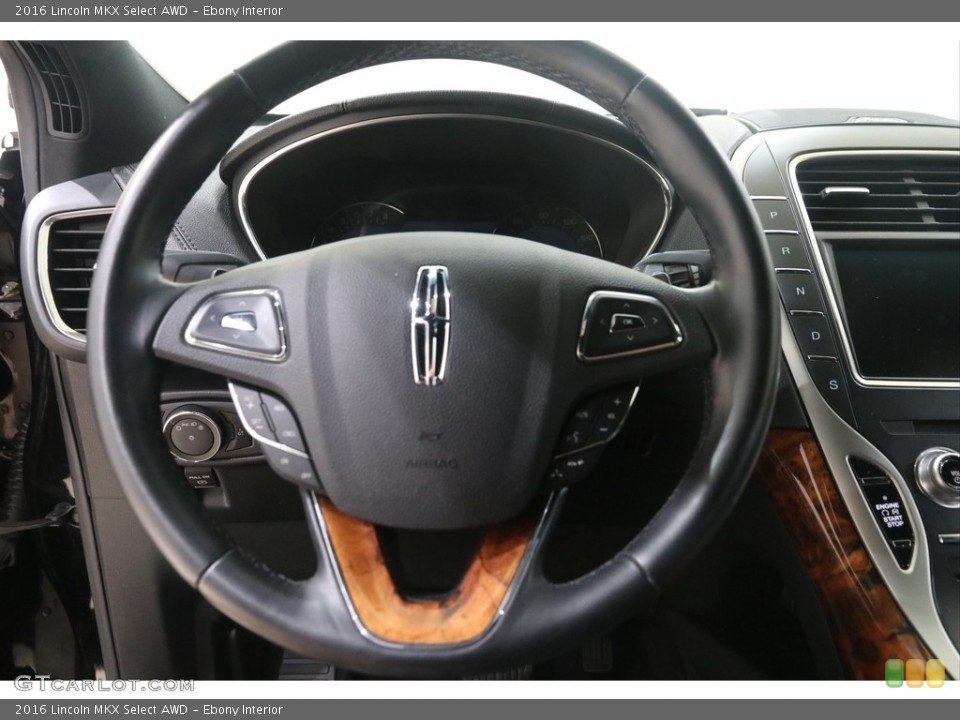 Ebony Interior Steering Wheel for the 2016 Lincoln MKX Select AWD #138344304