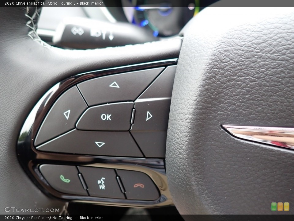 Black Interior Steering Wheel for the 2020 Chrysler Pacifica Hybrid Touring L #138345108