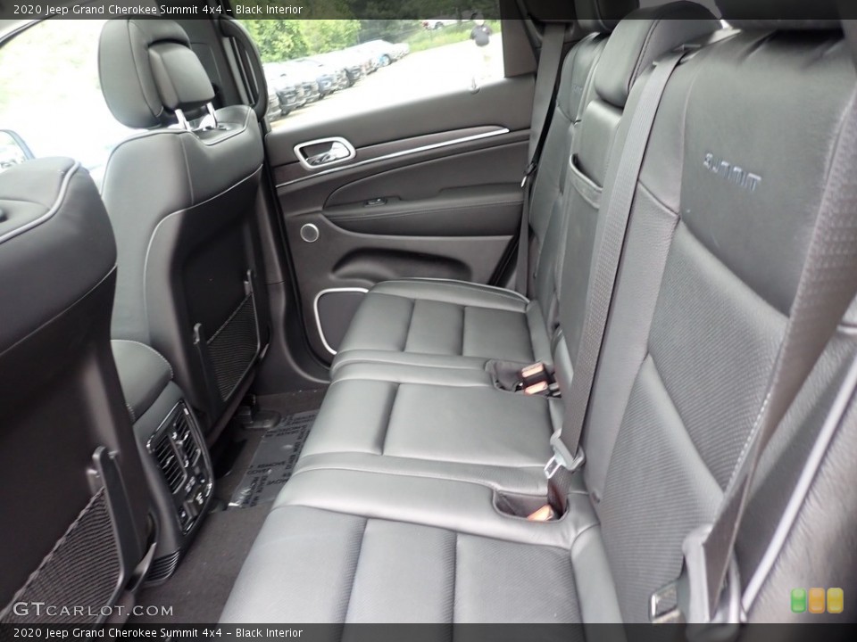 Black Interior Rear Seat for the 2020 Jeep Grand Cherokee Summit 4x4 #138345669
