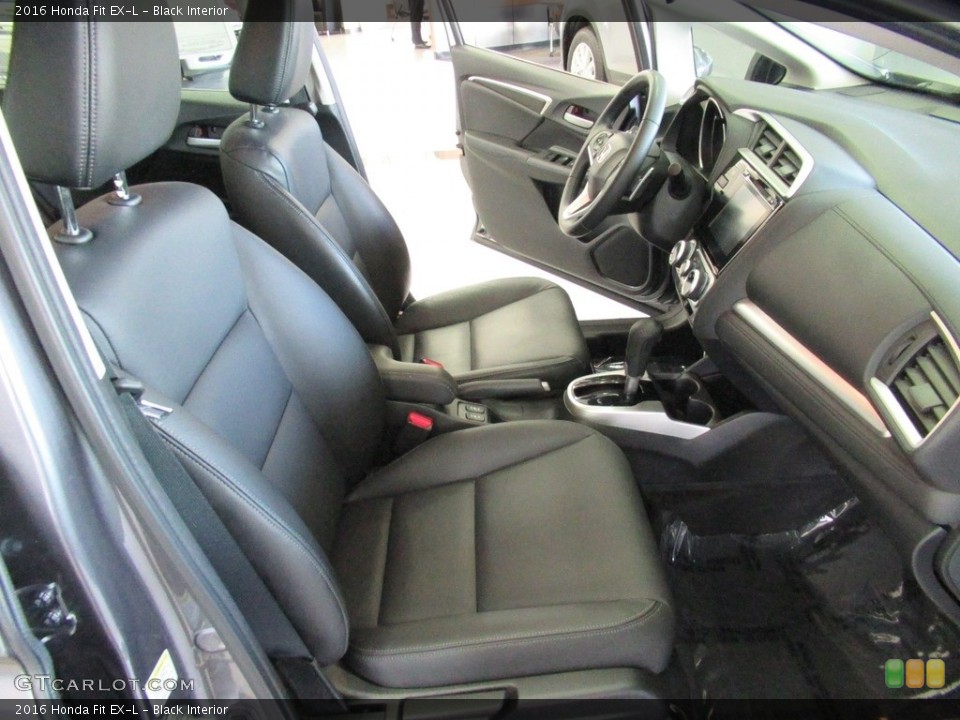 Black Interior Front Seat for the 2016 Honda Fit EX-L #138346230