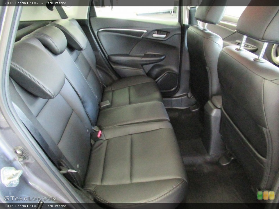 Black Interior Rear Seat for the 2016 Honda Fit EX-L #138346287